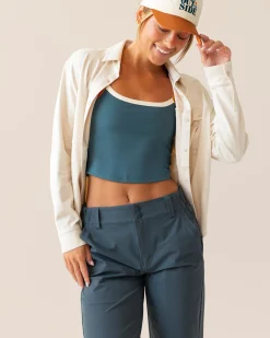 New Cloud Base Camp Button Up Outerwear|Tops