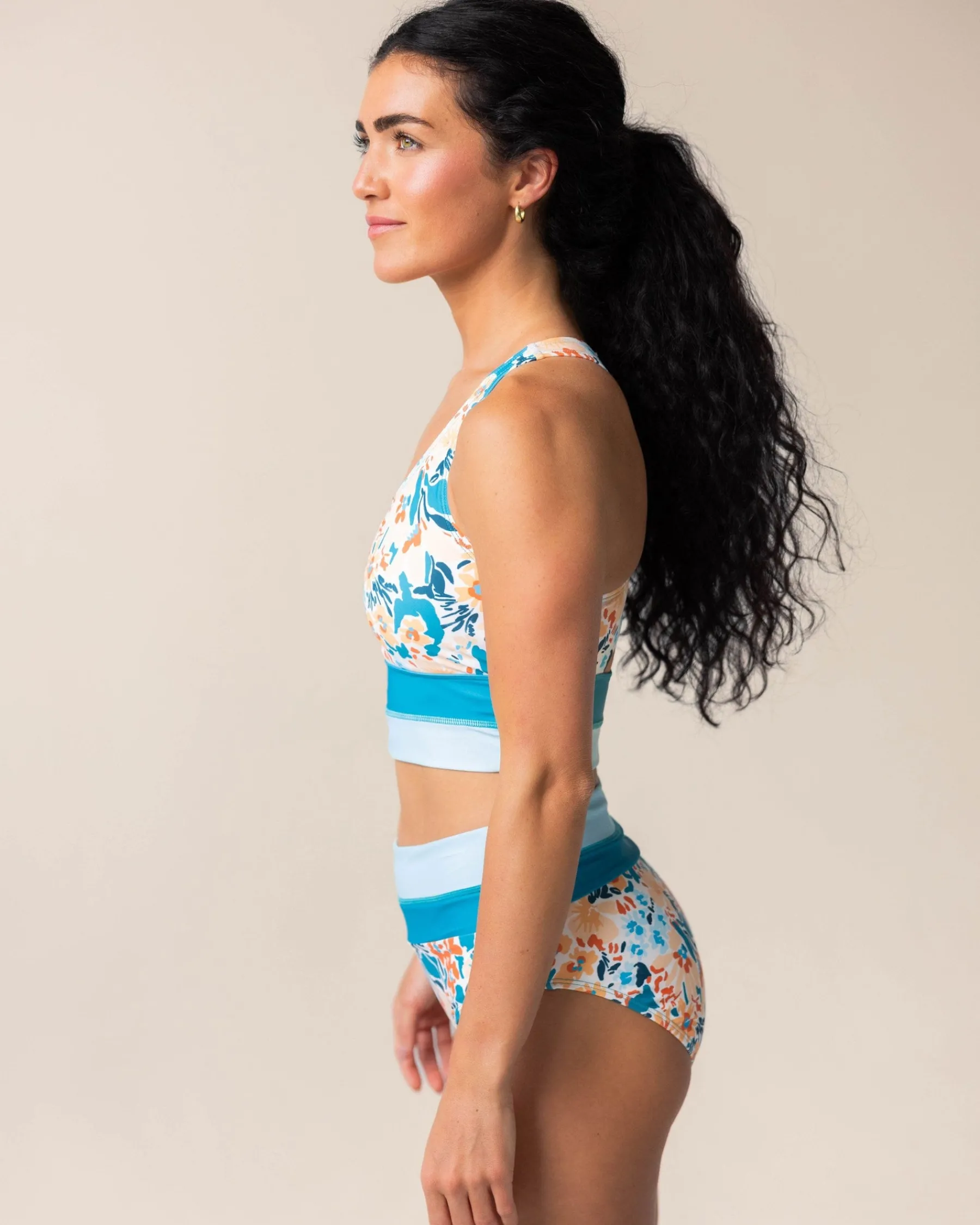 New Colorblock Bottom Swim Bottoms