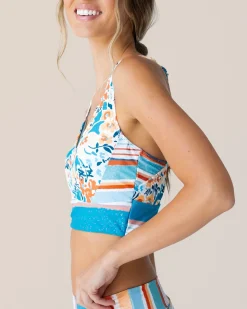 Sale Underwire V-Neck Crop Swim Tops