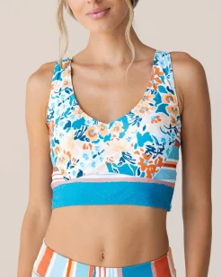 Sale Underwire V-Neck Crop Swim Tops