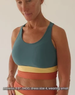 Sale Cut Back Crop Swim Tops