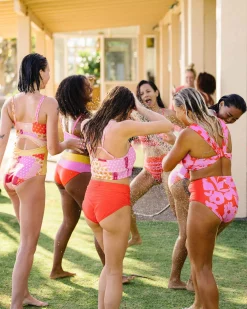 Hot Zip Pocket Bottom Swim Bottoms