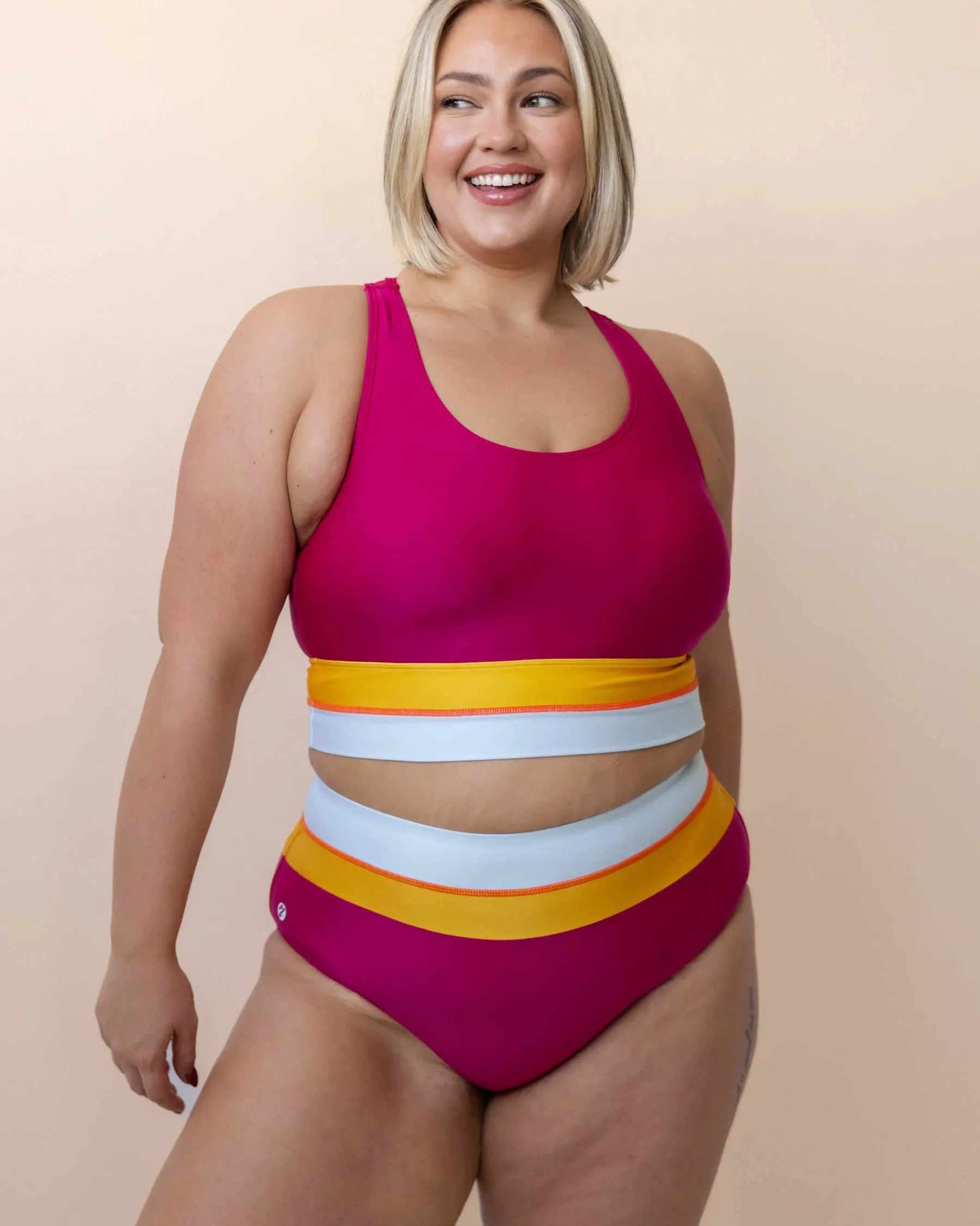 Discount Colorblock Bottom Swim Bottoms