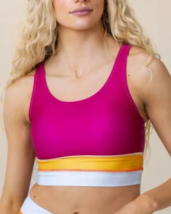 Clearance Cut Back Crop Swim Tops
