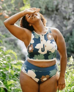 Outlet Pacific Crop Swim Tops