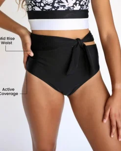 Discount Side Tie Bottom Swim Bottoms