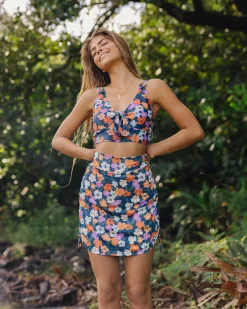 Outlet Ruched Swim Skirt Swim Bottoms