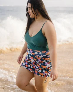 Outlet Ruched Swim Skirt Swim Bottoms