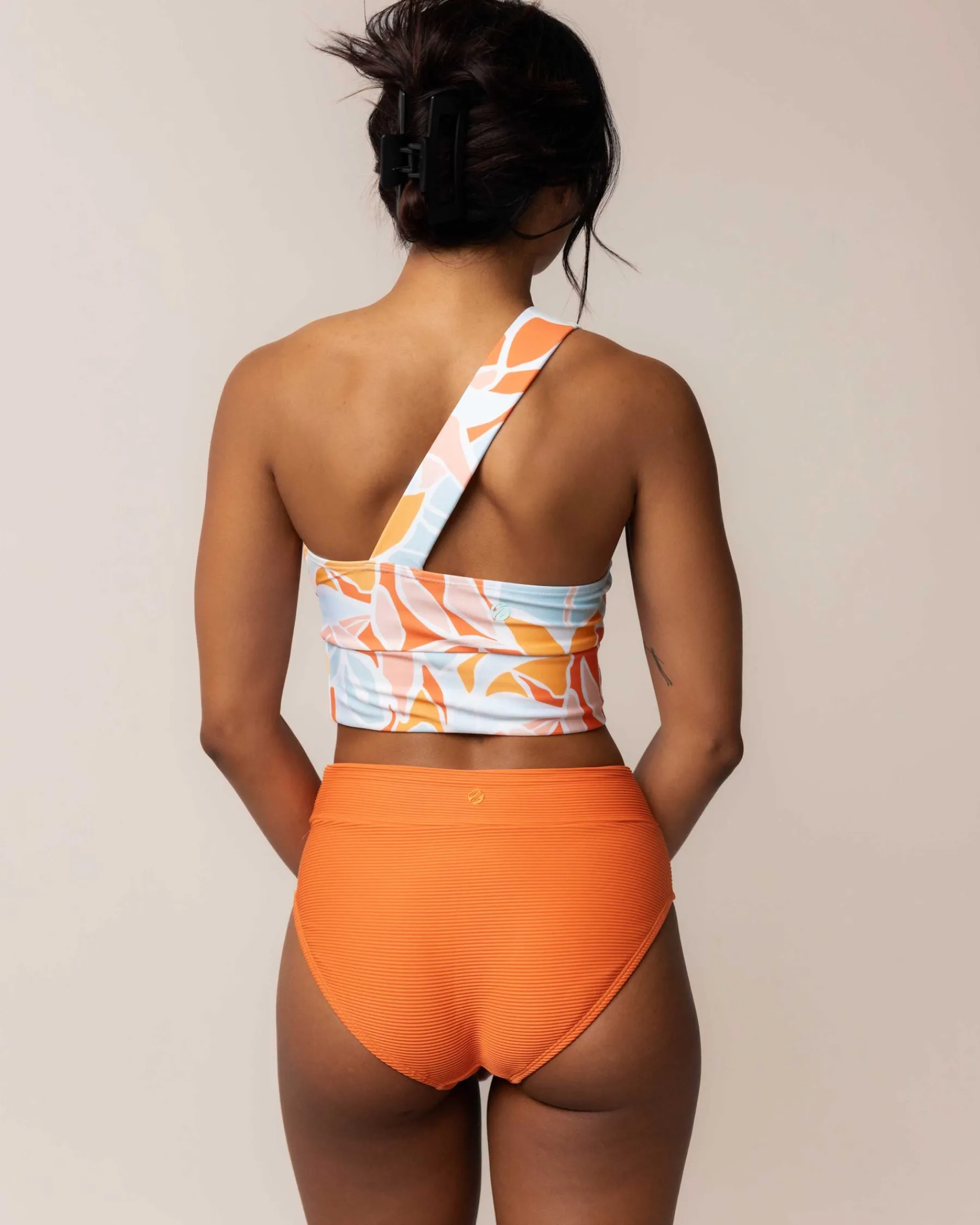 Best One Shoulder Crop Swim Tops