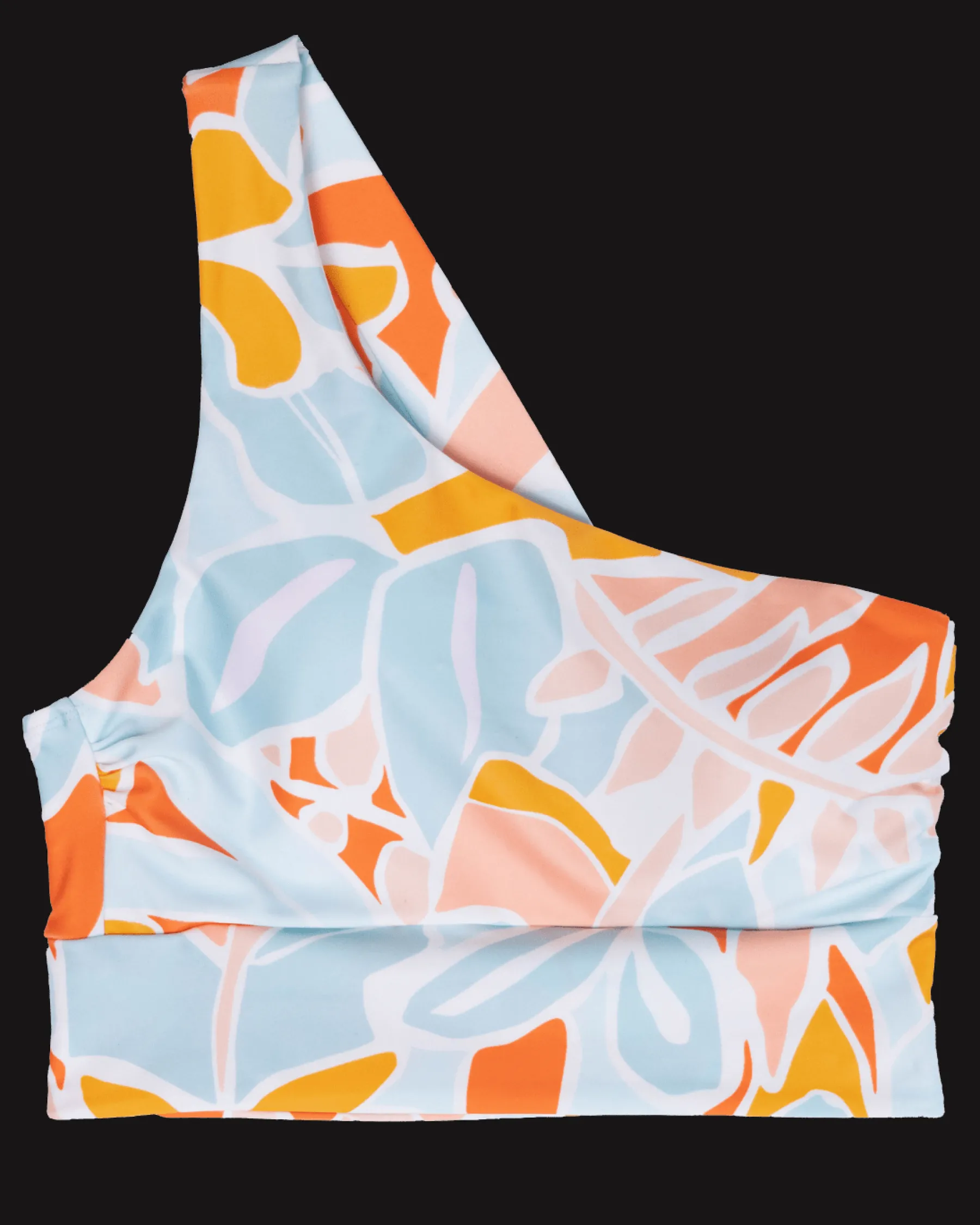 Best One Shoulder Crop Swim Tops