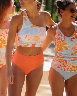 Best One Shoulder Crop Swim Tops