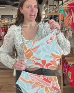 Best One Shoulder Crop Swim Tops