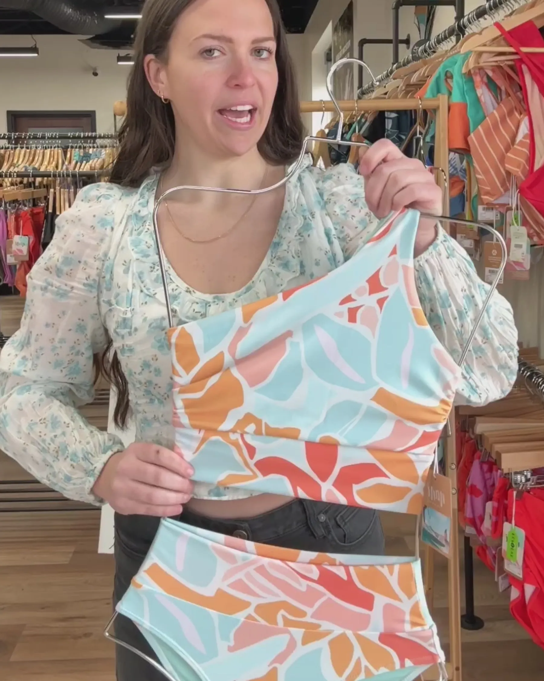 Best One Shoulder Crop Swim Tops