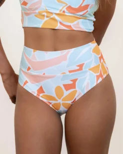 Clearance Reversible High Rise Bottom Swim Bottoms