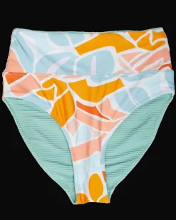 Clearance Reversible High Rise Bottom Swim Bottoms