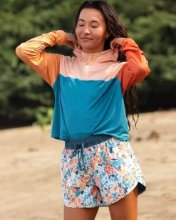 Discount Quarter Zip Sunshade Swim Tops