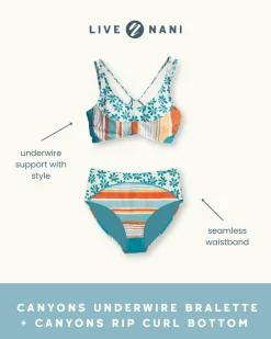 Sale Underwire Bralette Swim Tops