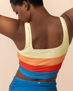 Clearance Core Crop Swim Tops