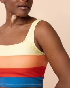 Clearance Core Crop Swim Tops