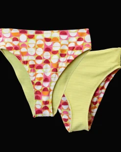 Hot Reversible High Leg Bottom Swim Bottoms