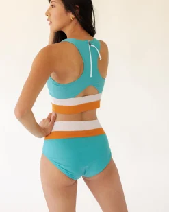Clearance Colorblock Bottom Swim Bottoms