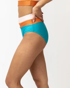 Clearance Colorblock Bottom Swim Bottoms