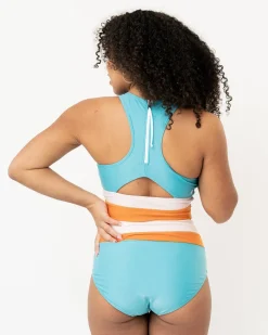 Clearance Colorblock Bottom Swim Bottoms