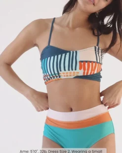 Clearance Colorblock Bottom Swim Bottoms