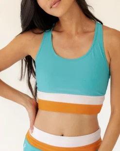 New Cut Back Crop Swim Tops
