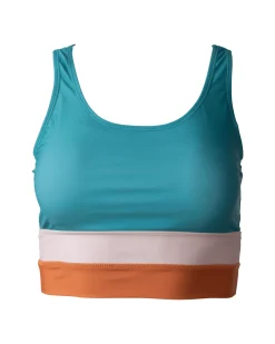 New Cut Back Crop Swim Tops