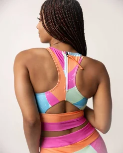 Best Cut Back Crop Swim Tops