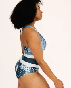 New Colorblock Bottom Swim Bottoms