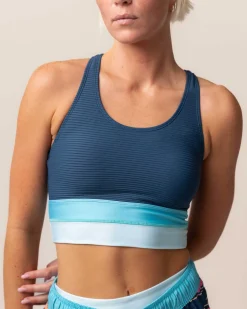 New Cut Back Crop Swim Tops