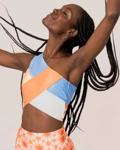 Best Patchwork Crop Swim Tops