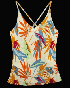 Clearance V-Neck Tankini Swim Tops