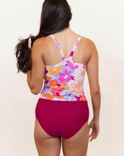 Sale Scoop Neck Tankini Swim Tops