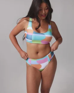 Hot Reversible Bikini Bottom Swim Bottoms