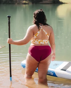 Clearance Yoga Pocket Bottom Swim Bottoms