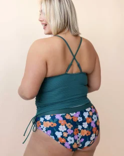 New Drawstring Tankini Swim Tops