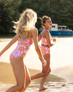 Online Scoop Neck Crop Mommy & Me|Swim Tops