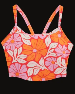 Online Scoop Neck Crop Mommy & Me|Swim Tops