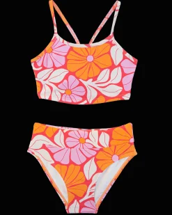 New Girls Scoop Neck Crop Set Mommy & Me