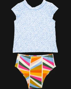 Discount Girls Mini Swim Tee Set Mommy & Me
