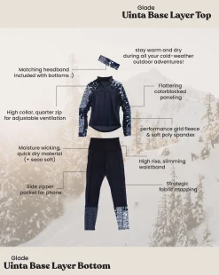 Best Uinta Thermal Base Layer Women's Top Base Layer