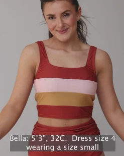 Outlet Core Crop Swim Tops