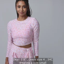 Discount Groove Cropped Rashguard Sun Protection|Swim Tops