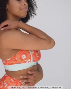 Outlet Surf Crop Swim Tops