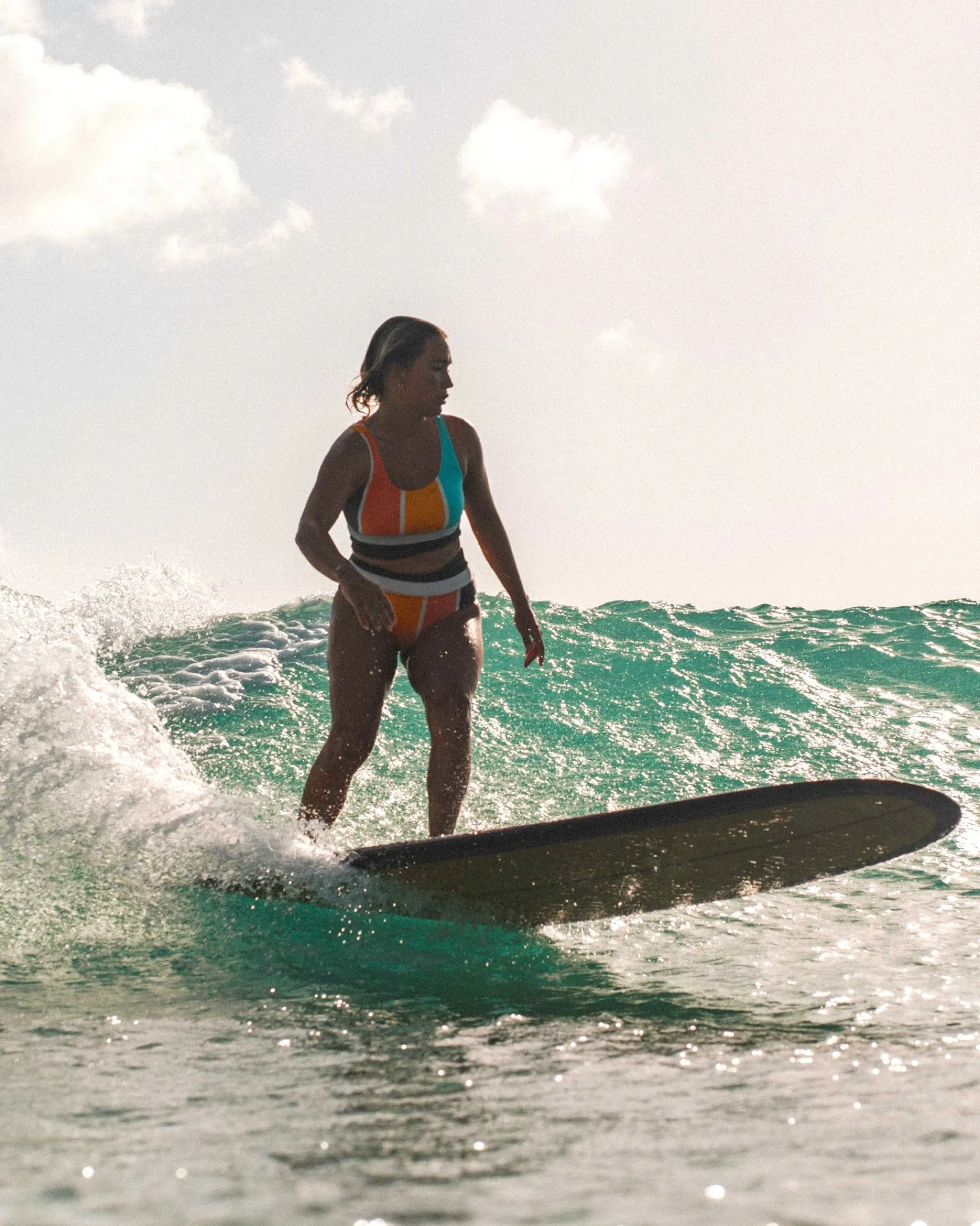 Outlet Colorblock Bottom Swim Bottoms