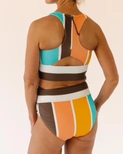 Best Cut Back Crop Swim Tops