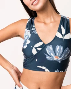 Hot Switch V Crop Swim Tops
